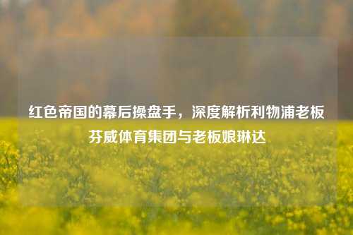 红色帝国的幕后操盘手，深度解析利物浦老板芬威体育集团与老板娘琳达