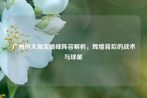 广州恒大     巅峰阵容解析，辉煌背后的战术与球星