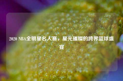 2020 NBA全明星名人赛，星光璀璨的跨界篮球盛宴