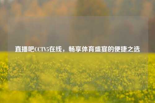 直播吧CCTV5在线，畅享体育盛宴的便捷之选
