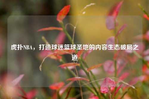 虎扑NBA，打造球迷篮球圣地的内容生态破局之道