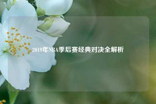 2019年NBA季后赛经典对决全解析