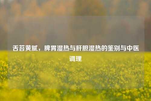 舌苔黄腻，脾胃湿热与肝胆湿热的鉴别与中医调理