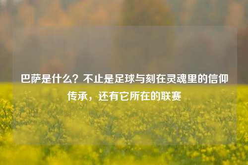 巴萨是什么？不止是足球与刻在灵魂里的信仰传承，还有它所在的联赛