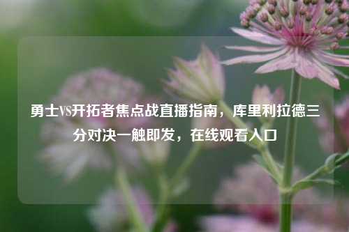 勇士VS开拓者焦点战直播指南，库里利拉德三分对决一触即发，在线观看入口