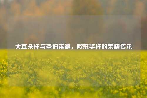 大耳朵杯与圣伯莱德，欧冠奖杯的荣耀传承