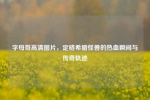 字母哥高清图片，定格希腊怪兽的热血瞬间与传奇轨迹