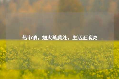 热市镇，烟火蒸腾处，生活正滚烫