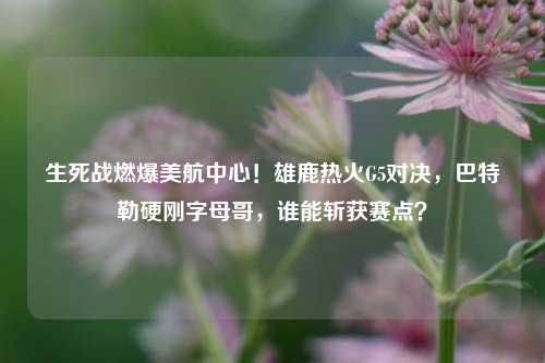 生死战燃爆美航中心！雄鹿热火G5对决，巴特勒硬刚字母哥，谁能斩获赛点？