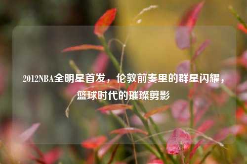 2012NBA全明星首发，伦敦前奏里的群星闪耀，篮球时代的璀璨剪影
