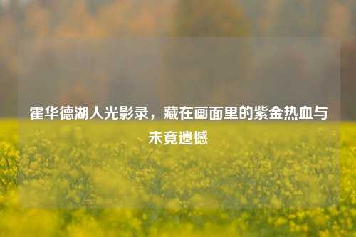 霍华德湖人光影录，藏在画面里的紫金热血与未竟遗憾