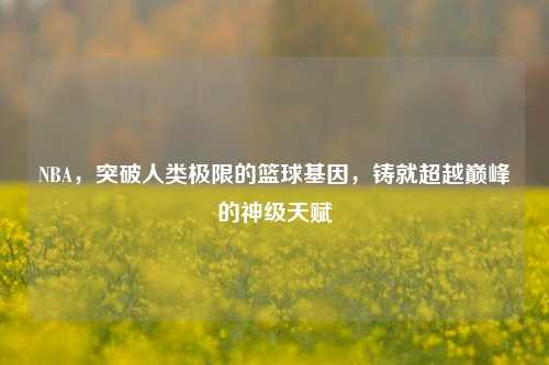 NBA，突破人类极限的篮球基因，铸就超越巅峰的神级天赋
