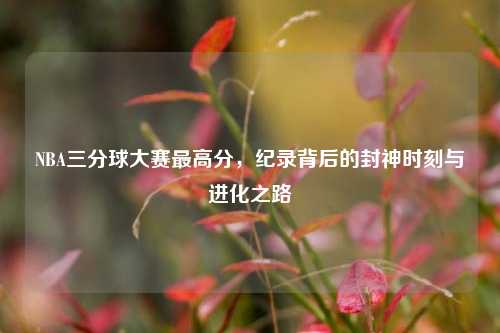 NBA三分球大赛更高分，纪录背后的封神时刻与进化之路