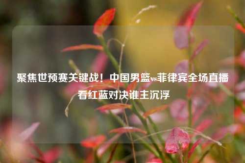 聚焦世预赛关键战！中国男篮vs菲律宾全场直播 看红蓝对决谁主沉浮
