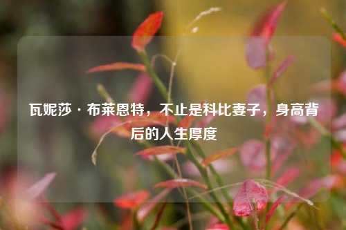 瓦妮莎·布莱恩特,不止是科比妻子,身高背后的人生厚度