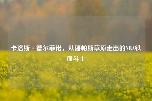 卡洛斯·德尔菲诺，从潘帕斯草原走出的NBA铁血斗士