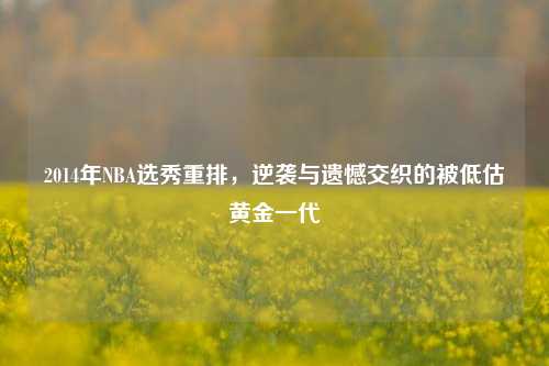 2014年NBA选秀重排,逆袭与遗憾交织的被低估黄金一代