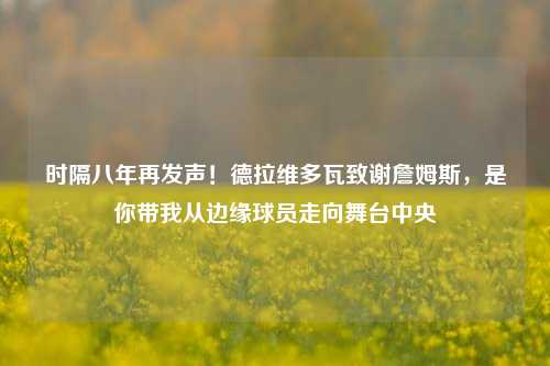 时隔八年再发声！德拉维多瓦致谢詹姆斯，是你带我从边缘球员走向舞台中央